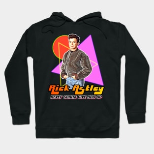 Rick Astley Never Gonna 90s Style Fan Art Hoodie